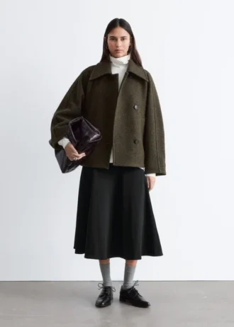 Veste oversize en laine
