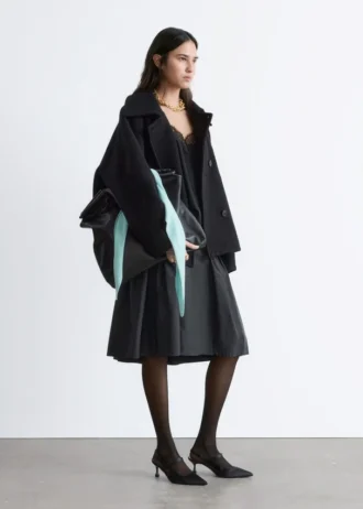Veste oversize en laine