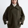 Veste oversize en laine