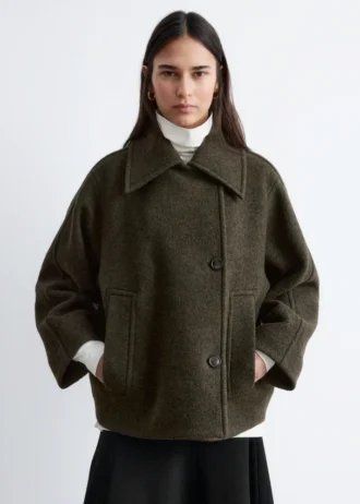 Veste oversize en laine