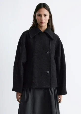 Veste oversize en laine