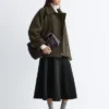 Veste oversize en laine
