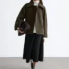 Veste oversize en laine