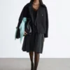 Veste oversize en laine