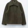 Veste oversize en laine