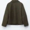 Veste oversize en laine