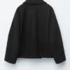 Veste oversize en laine