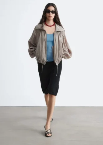 Veste sportive en mélange de viscose