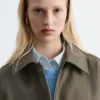 Veste utilitaire oversize à cordon de serrage