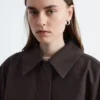 Veste utilitaire oversize à cordon de serrage
