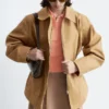 Veste utilitaire oversize à cordon de serrage