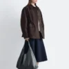 Veste utilitaire oversize à cordon de serrage