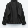 Veste zippée en sergé